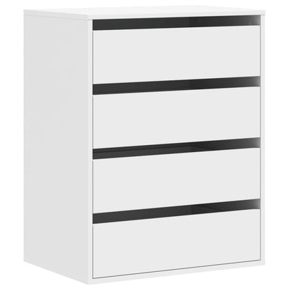 Corner Chest of Drawers White 60x41x76 cm Engineered Wood