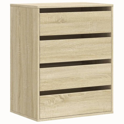 Corner Chest of Drawers Sonoma Oak 60x41x76 cm Engineered Wood