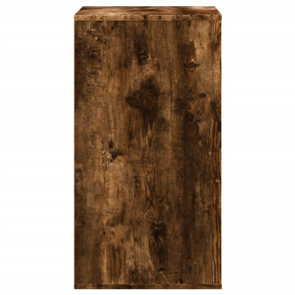 Corner Chest of Drawers Smoked Oak 60x41x76 cm Engineered Wood