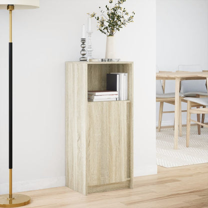 Sideboard with LED Sonoma Oak 42.5x34x100 cm Engineered Wood
