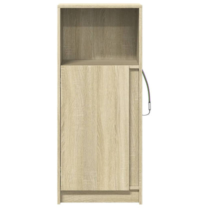 Sideboard with LED Sonoma Oak 42.5x34x100 cm Engineered Wood