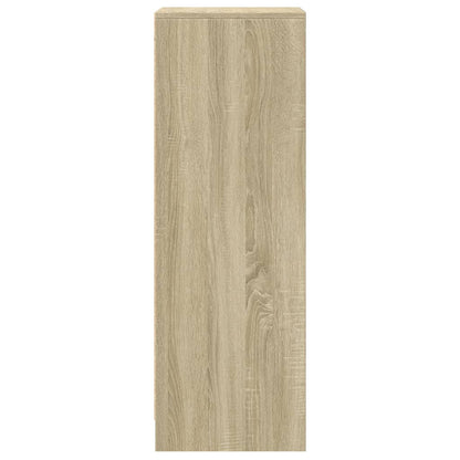 Sideboard with LED Sonoma Oak 42.5x34x100 cm Engineered Wood