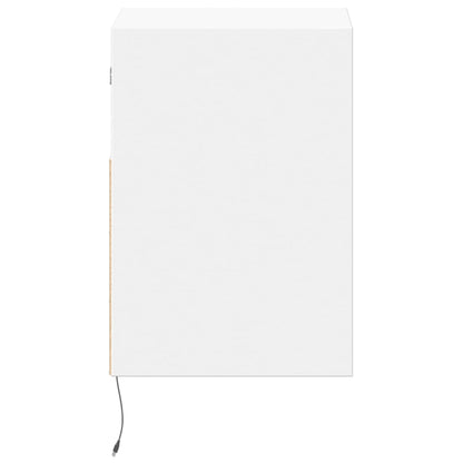 TV Wall Cabinets with LED Lights 2 pcs White 41x31x45 cm