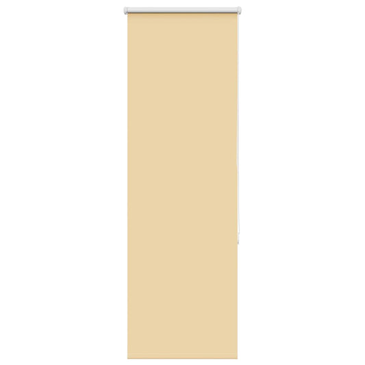 Roller Blind Blackout Beige 40x130 cm Fabric Width 35.7 cm Polyester