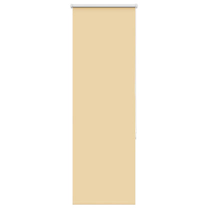 Roller Blind Blackout Beige 45x130 cm Fabric Width 40.7 cm Polyester