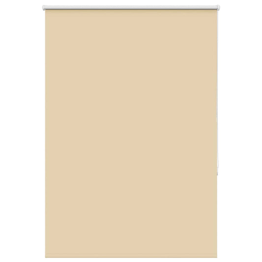 Roller Blind Blackout Beige 90x130 cm Fabric Width 85.7 cm Polyester
