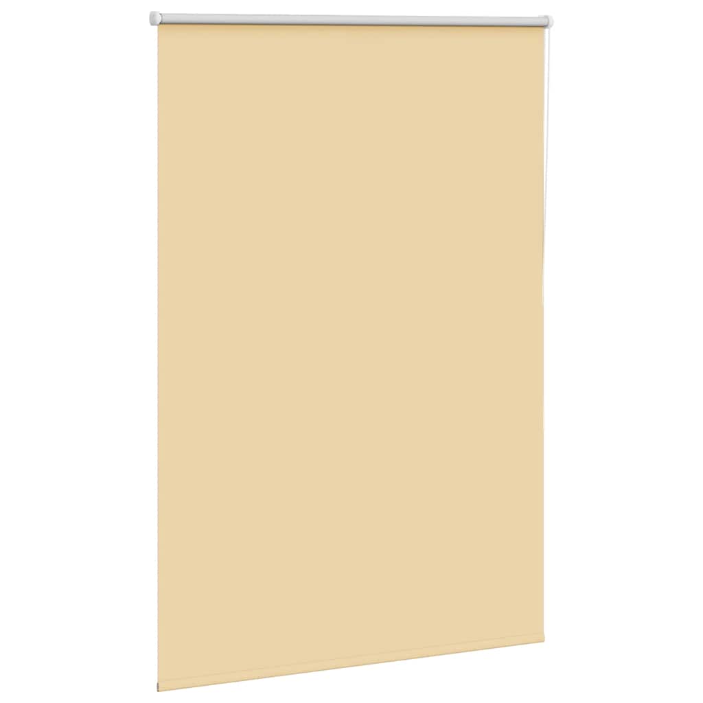 Roller Blind Blackout Beige 90x130 cm Fabric Width 85.7 cm Polyester