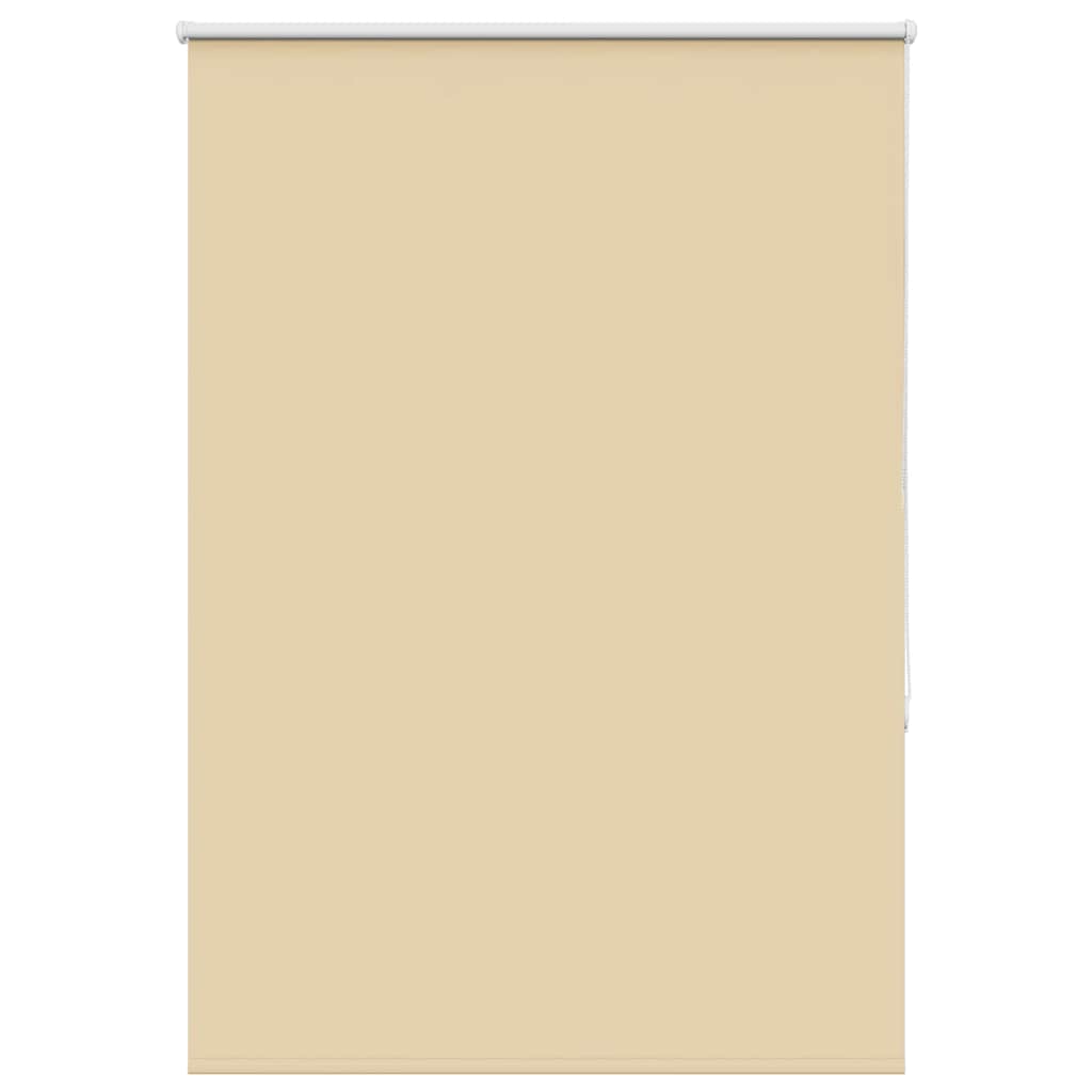 Roller Blind Blackout Beige 105x130 cm Fabric Width 100.7 cm Polyester
