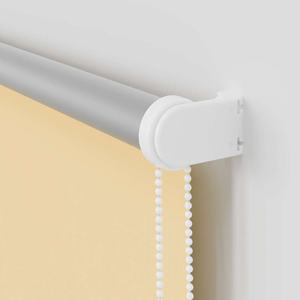 Roller Blind Blackout Beige 145x130 cm Fabric Width 141.6 cm Polyester