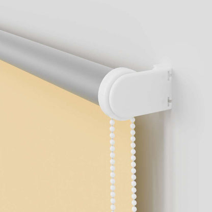 Roller Blind Blackout Beige 145x130 cm Fabric Width 141.6 cm Polyester
