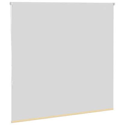Roller Blind Blackout Beige 145x130 cm Fabric Width 141.6 cm Polyester