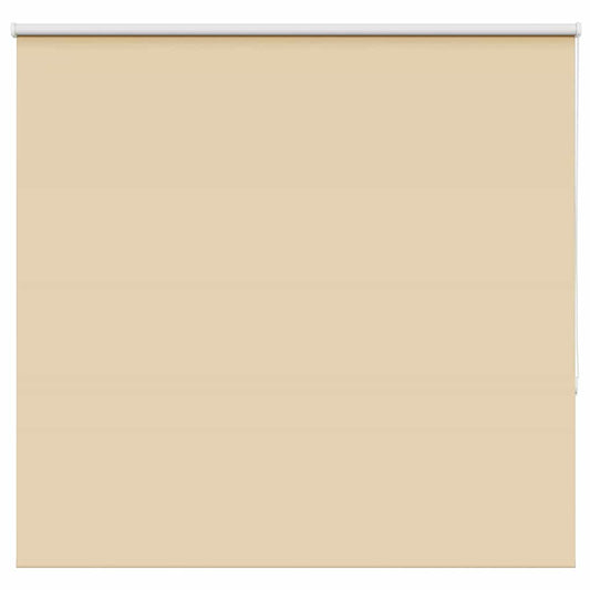 Roller Blind Blackout Beige 150x130 cm Fabric Width 146.6 cm Polyester