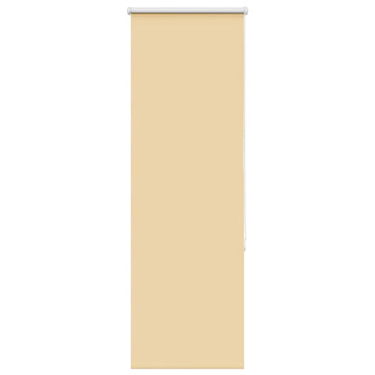 Roller Blind Blackout Beige 40x150 cm Fabric Width 35.7 cm Polyester