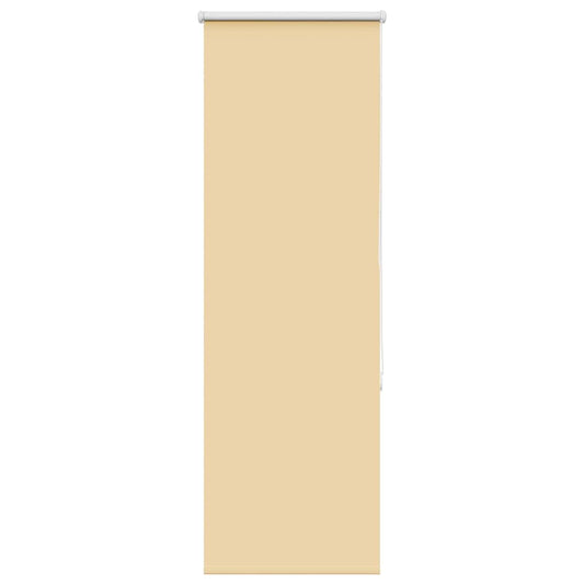 Roller Blind Blackout Beige 40x150 cm Fabric Width 35.7 cm Polyester