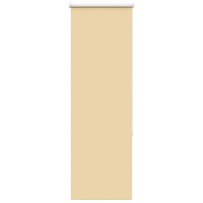 Roller Blind Blackout Beige 60x150 cm Fabric Width 55.7 cm Polyester