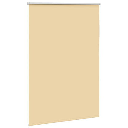 Roller Blind Blackout Beige 105x150 cm Fabric Width 100.7 cm Polyester