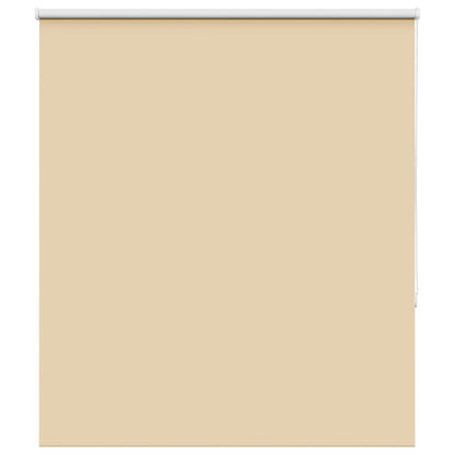 Roller Blind Blackout Beige 130x150 cm Fabric Width 126.6 cm Polyester