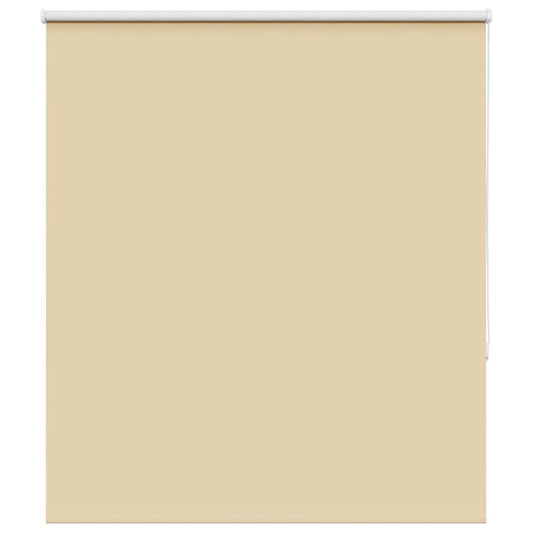 Roller Blind Blackout Beige 120x175 cm Fabric Width 116.6 cm Polyester