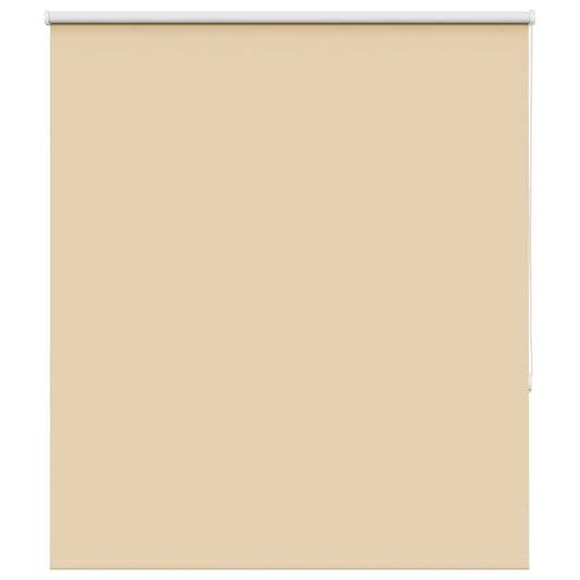Roller Blind Blackout Beige 125x175 cm Fabric Width 121.6 cm Polyester