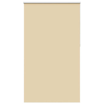 Roller Blind Blackout Beige 125x210 cm Fabric Width 121.6 cm Polyester
