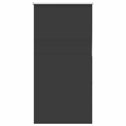 Roller Blind Blackout Black 85x150 cm Fabric Width 80.7 cm Polyester