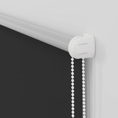 Roller Blind Blackout Black 85x150 cm Fabric Width 80.7 cm Polyester