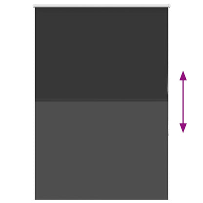Roller Blind Blackout Black 95x175 cm Fabric Width 90.7 cm Polyester