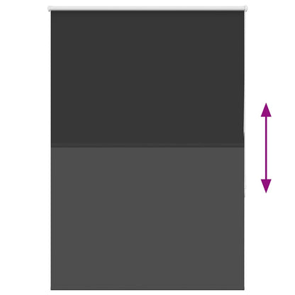 Roller Blind Blackout Black 100x175 cm Fabric Width 95.7 cm Polyester
