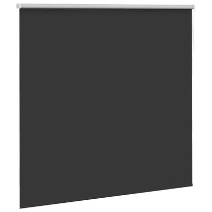 Roller Blind Blackout Black 145x175 cm Fabric Width 141.6 cm Polyester
