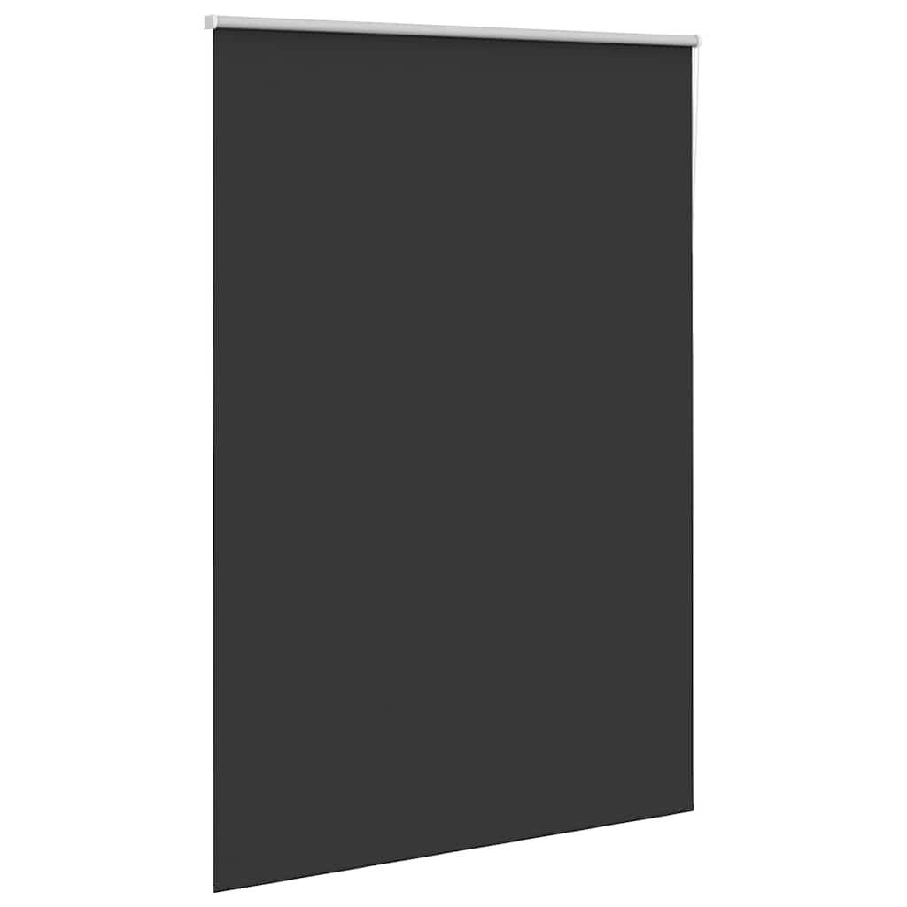 Roller Blind Blackout Black 160x210 cm Fabric Width 156.6 cm Polyester