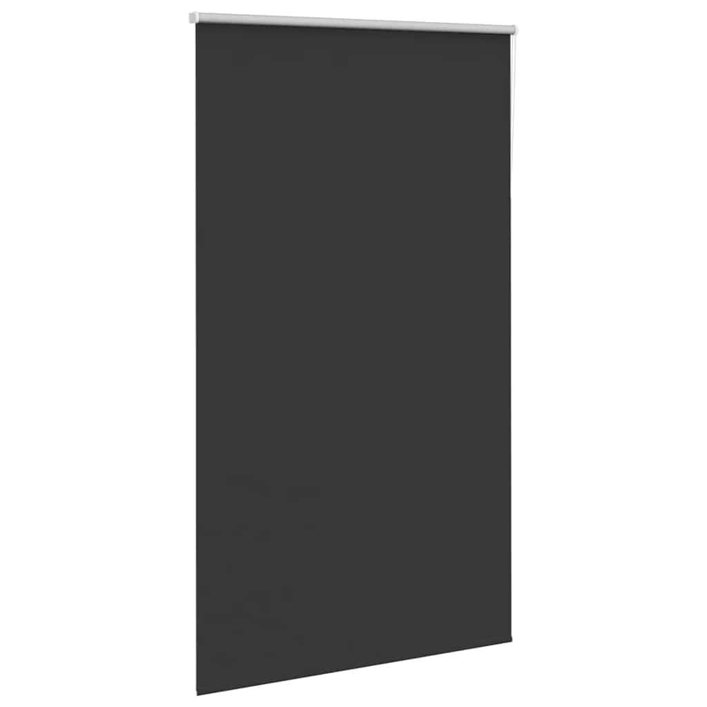 Roller Blind Blackout Black 140x230 cm Fabric Width 136.6 cm Polyester