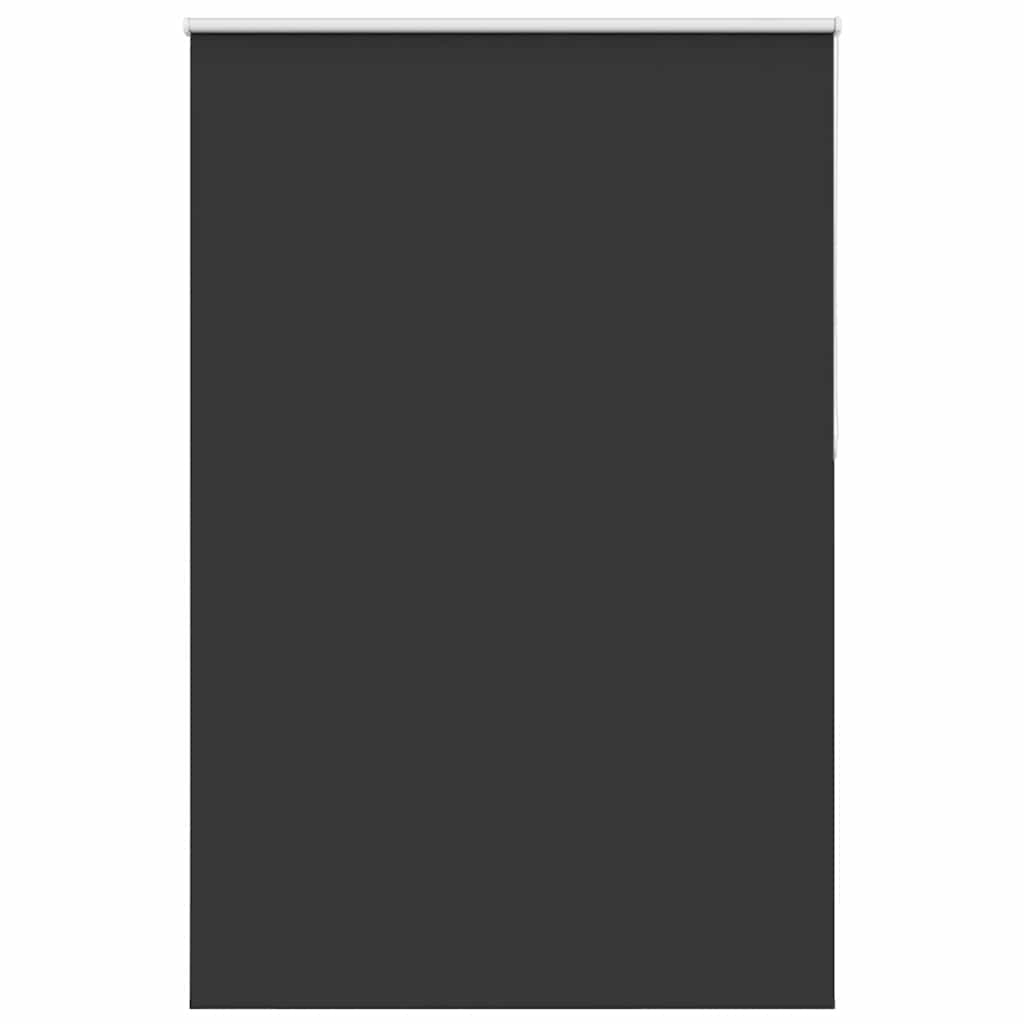 Roller Blind Blackout Black 160x230 cm Fabric Width 156.6 cm Polyester
