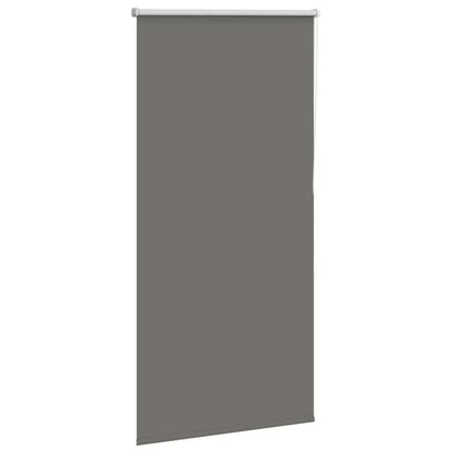 Roller Blind Blackout Grey 85x130 cm Fabric Width 80.7 cm Polyester