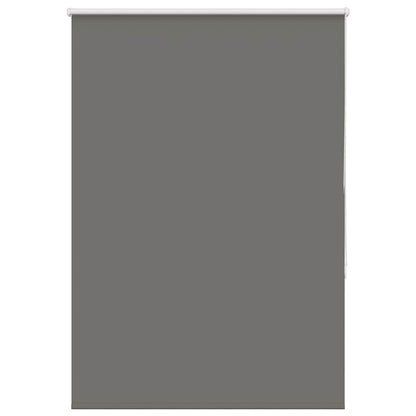Roller Blind Blackout Grey 105x130 cm Fabric Width 100.7 cm Polyester