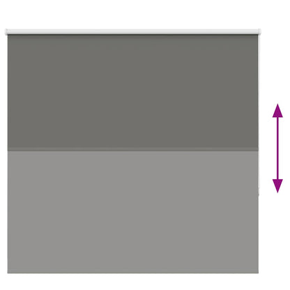 Roller Blind Blackout Grey 155x130 cm Fabric Width 151.6 cm Polyester