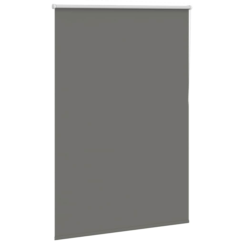 Roller Blind Blackout Grey 95x150 cm Fabric Width 90.7 cm Polyester