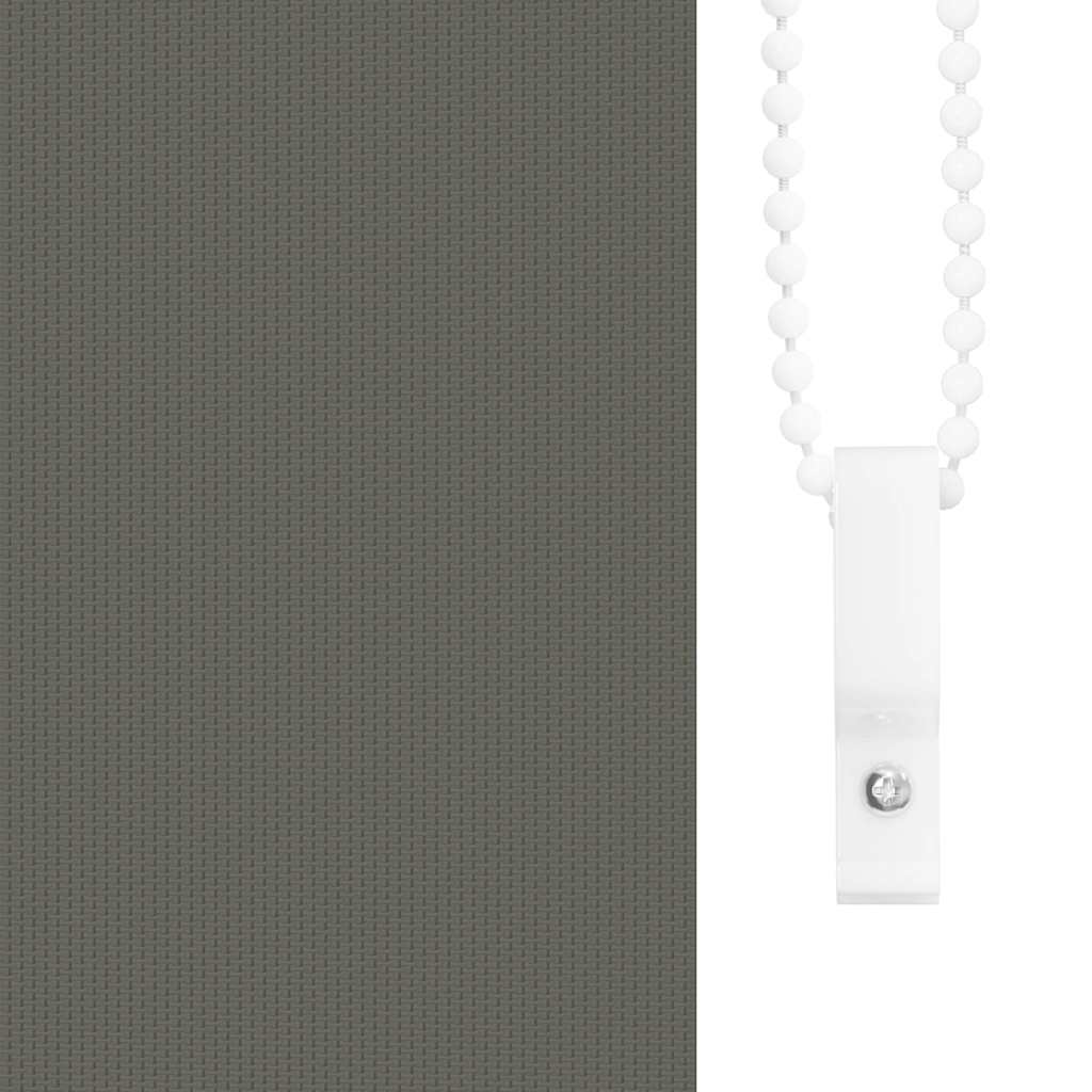 Roller Blind Blackout Grey 95x150 cm Fabric Width 90.7 cm Polyester