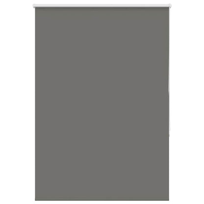 Roller Blind Blackout Grey 100x150 cm Fabric Width 95.7 cm Polyester