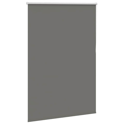 Roller Blind Blackout Grey 100x150 cm Fabric Width 95.7 cm Polyester