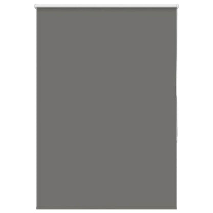 Roller Blind Blackout Grey 110x150 cm Fabric Width 105.7 cm Polyester