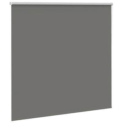 Roller Blind Blackout Grey 145x150 cm Fabric Width 141.6 cm Polyester