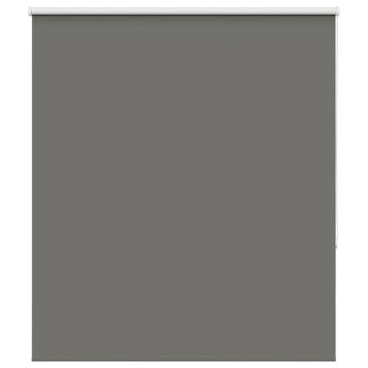 Roller Blind Blackout Grey 140x175 cm Fabric Width 136.6 cm Polyester