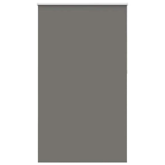 Roller Blind Blackout Grey 135x210 cm Fabric Width 131.6 cm Polyester