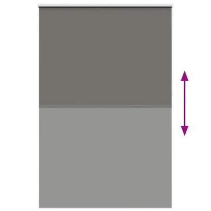 Roller Blind Blackout Grey 145x210 cm Fabric Width 141.6 cm Polyester