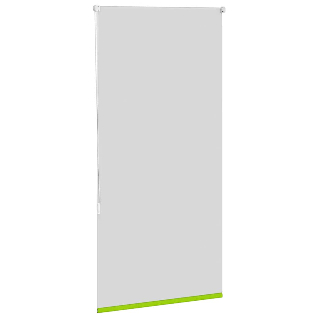 Roller Blind Blackout Leaves Green 85x130 cm Fabric Width 80.7 cm Polyester