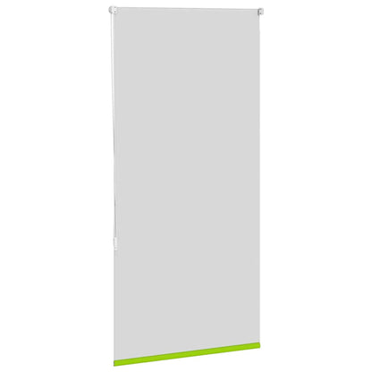 Roller Blind Blackout Leaves Green 85x130 cm Fabric Width 80.7 cm Polyester