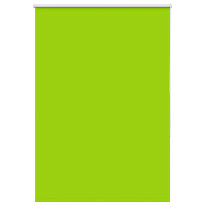 Roller Blind Blackout Leaves Green 95x130 cm Fabric Width 90.7 cm Polyester