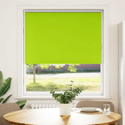 Roller Blind Blackout Leaves Green 110x130 cm Fabric Width 105.7 cm Polyester