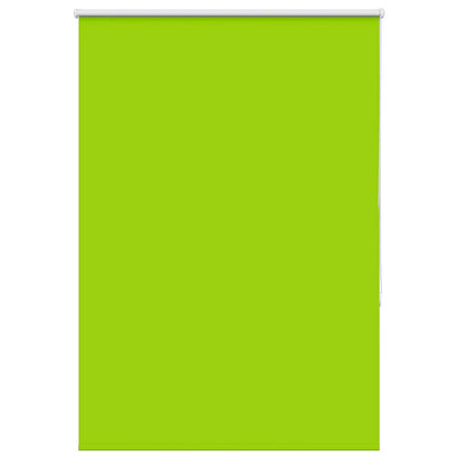 Roller Blind Blackout Leaves Green 115x130 cm Fabric Width 110.7 cm Polyester