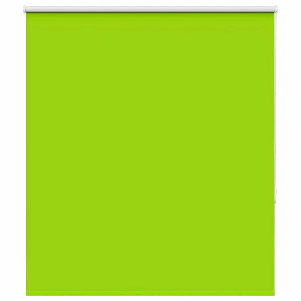 Roller Blind Blackout Leaves Green 125x130 cm Fabric Width 121.6 cm Polyester